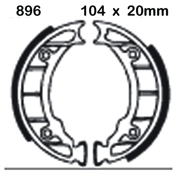 EBC EBC Brake Shoes 896